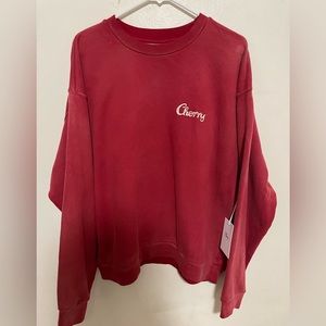 Cherry la crew neck